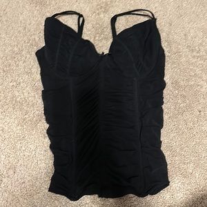 Black corset top